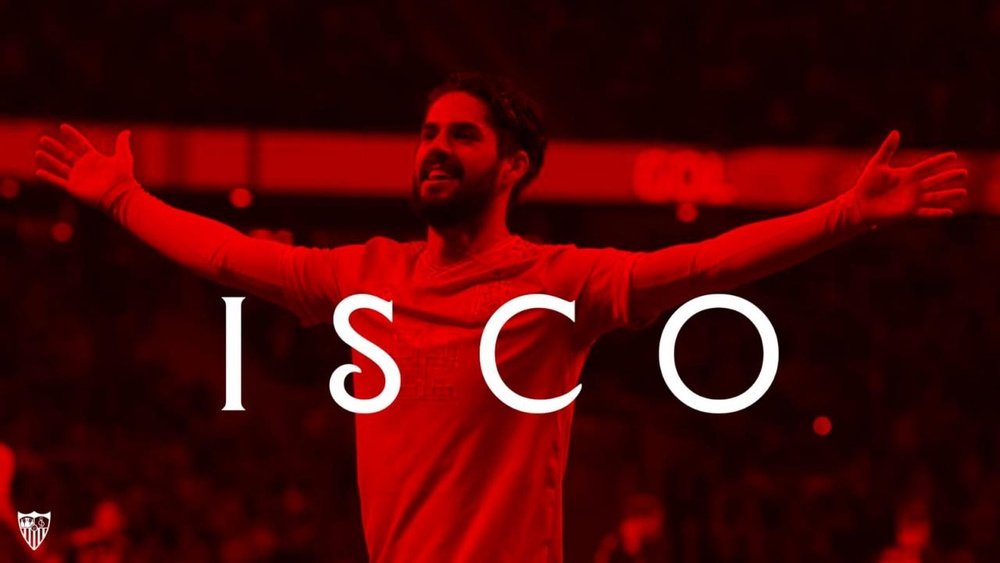 Imagen con la que el Sevilla ha anunciado un principio de acuerdo con Isco Alarcón por su fichaje, el 7 de agosto de 2022. SevillaFC