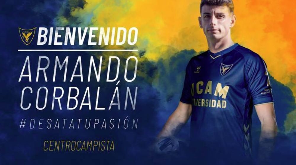 Armando Corbalán ha firmado con el UCAM para la temporada 21-22. UCAMDeportes