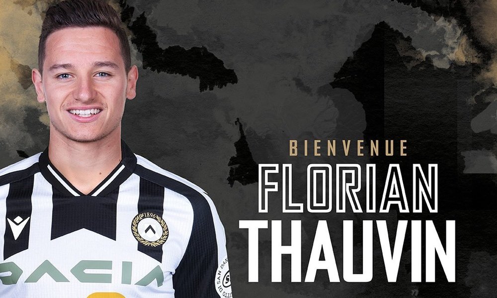 Thauvin è un nuovo giocatore dell'Udinese. Udinese Calcio