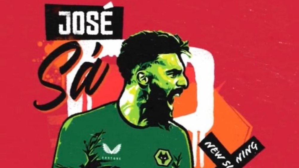 Officiel : José Sá signe à Wolverhampton. Twitter/Wolves