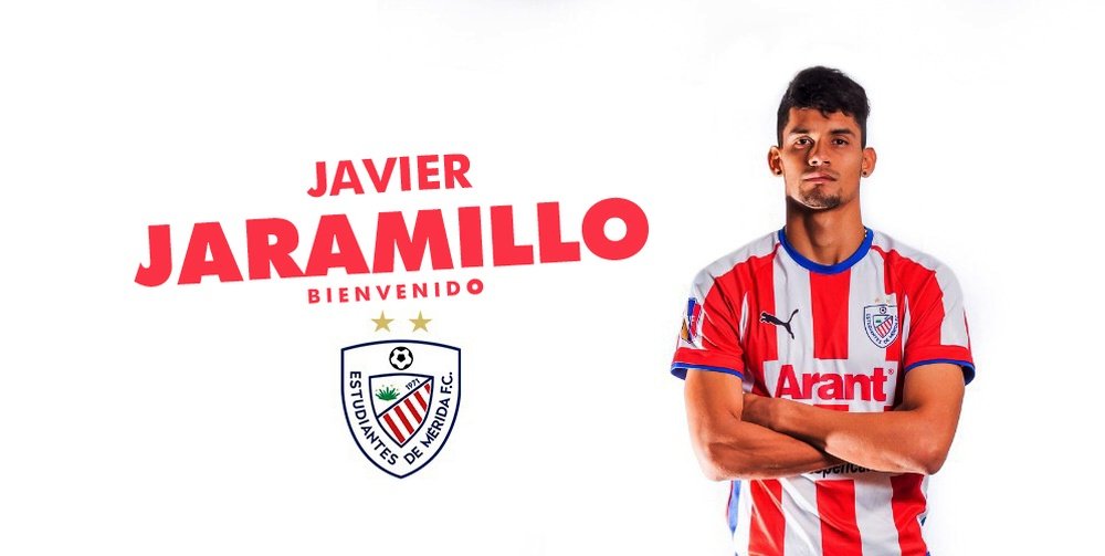 Jaramillo ya es rojiblanco. EstudiantesDeMeridaFC