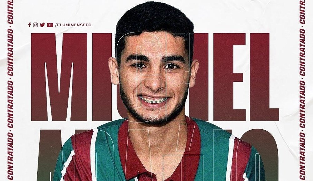 Fluminense anunció el fichaje de Michel Araújo. Twitter/FluminenseFC