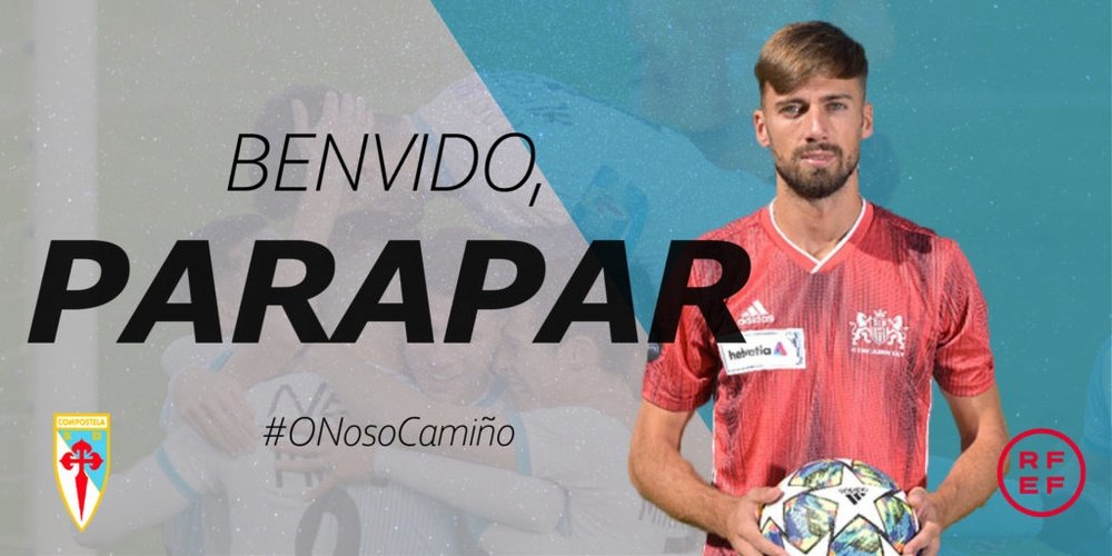 Parapar, nuevo jugador del Compostela. SDCompostela