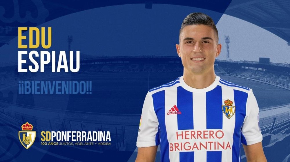 Edu Espiau jugará en la temporada 2021-22 con la Ponferradina. SDPonferradina