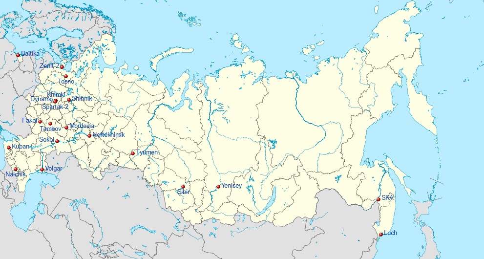 Rusia es más de 7.000km un partido Liga