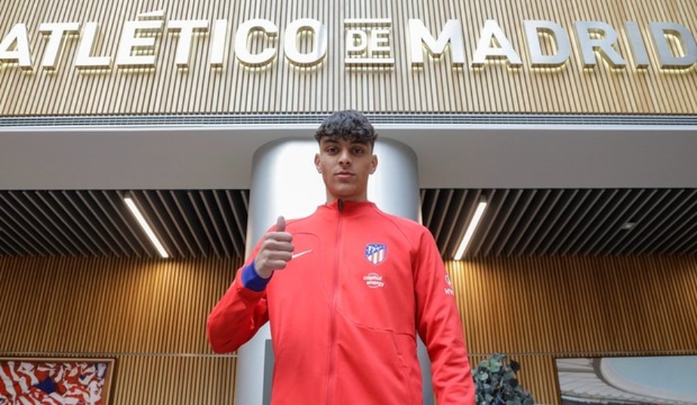 El Atlético renueva a Abdellah Raihani hasta 2027. Twitter/AtletiAcademia