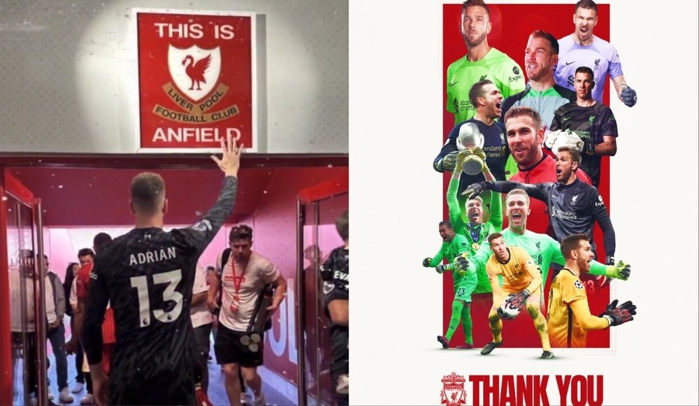 Adrian San Miguel has spent 5 seasons with the Reds. Twitter/LFC