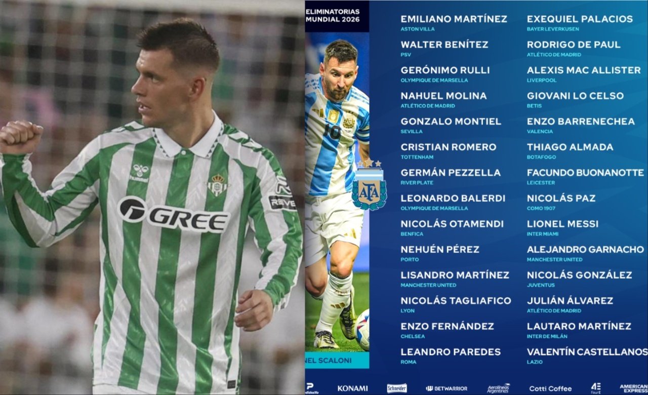 Lo Celso, en la lista de Scaloni. EFE-AFA