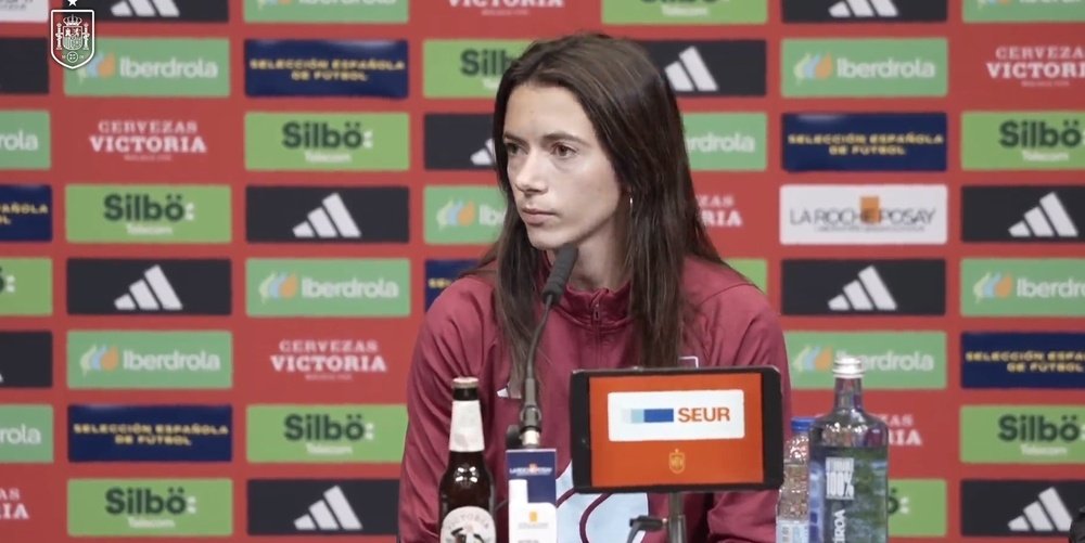 Aitana analizó el partido frente a Inglaterra. Captura/SeFutbol