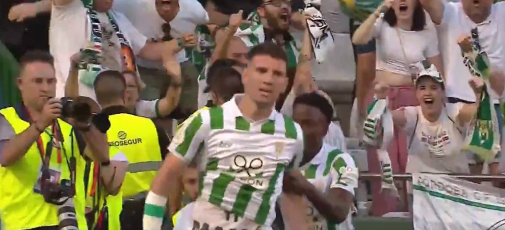 El Córdoba asciende a Segunda Dvisión. Captura/FEFTV