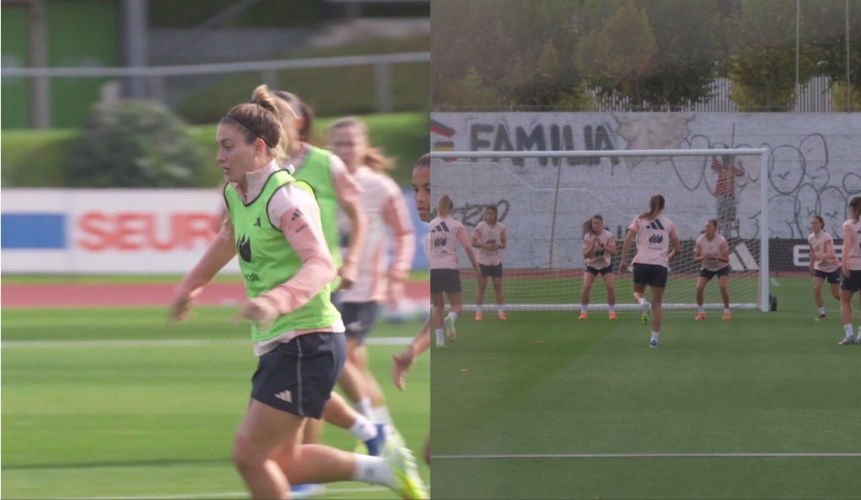 Alexia Putellas returns to Spain training