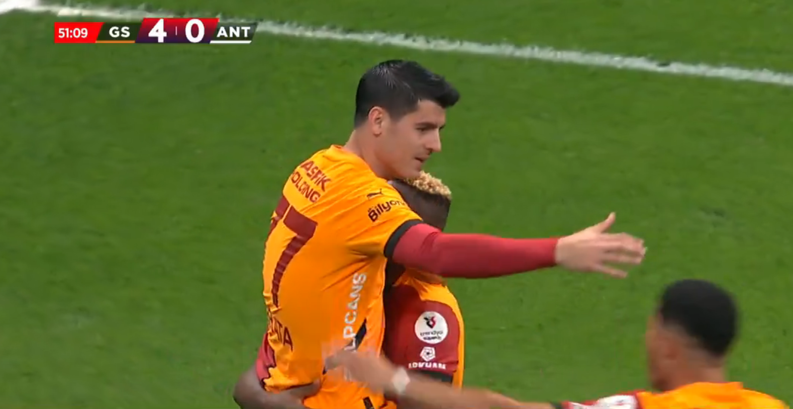 El mejor día de Morata con el Galatasaray