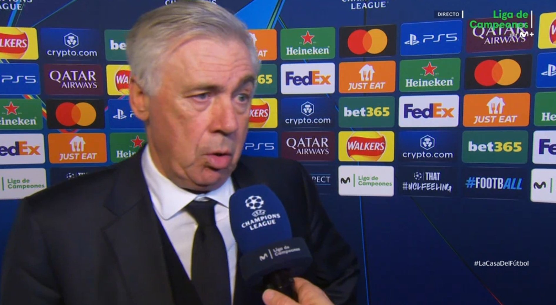 Ancelotti analysed Real Madrid's heavy defeat at Arsenal. EFE
