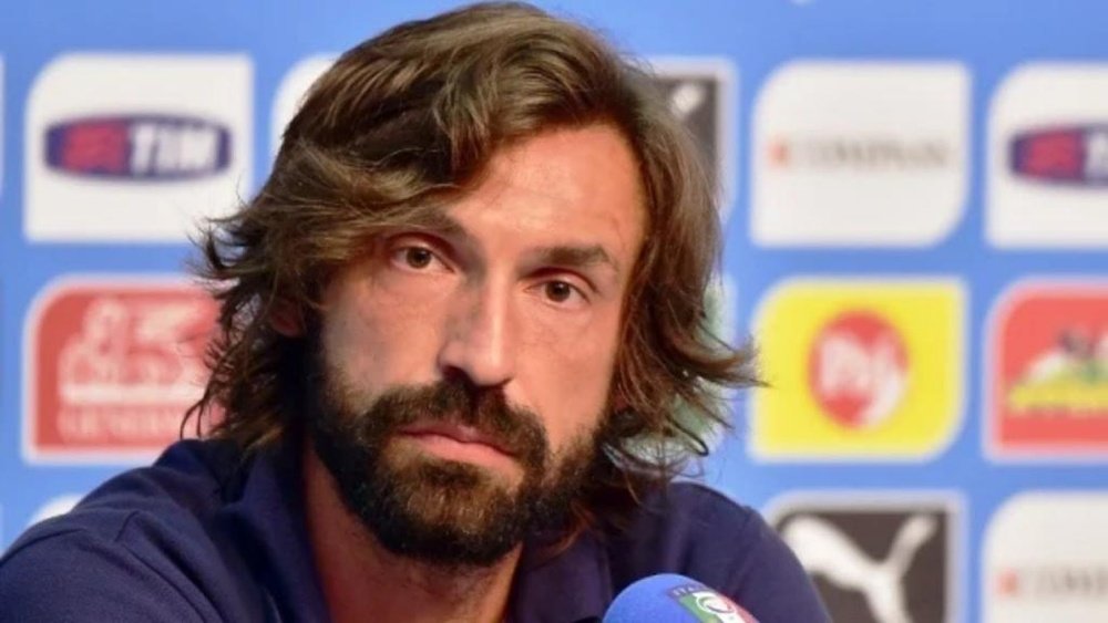 Pirlo wrote his first message as Juventus coach. AFP