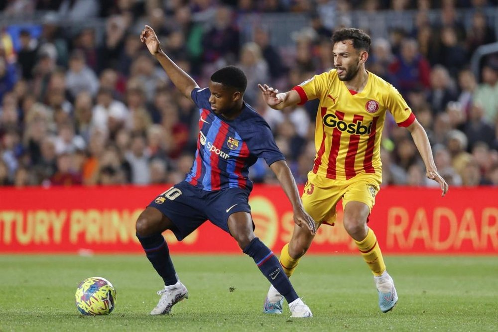 Ansu Fati podría jugar en el Brighton. EFE