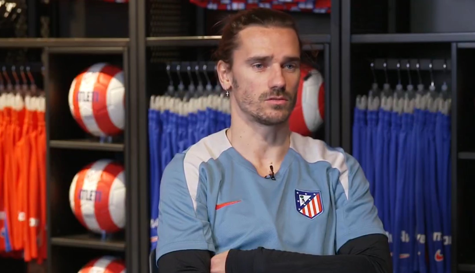 Antoine Griezman à propos de la polémique sur les arbitres. Capture/Movistar