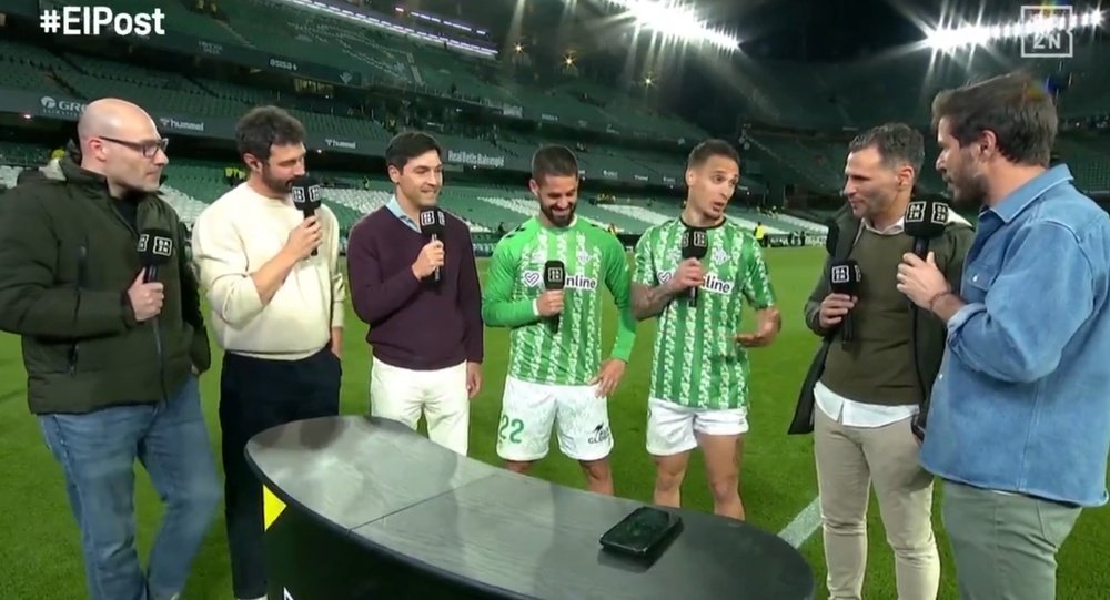 Antony has returned to his best since his arrival in January to Betis. Screenshot/DAZN