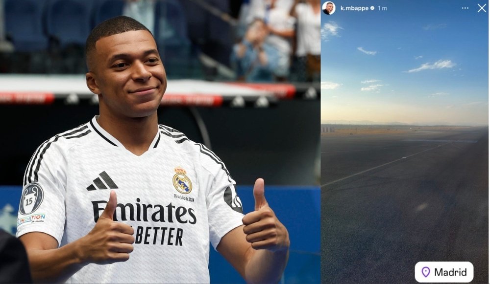 Mbappe will begin his time as a Real Madrid player on August 7th. EFE/Instagram/k.mbappe