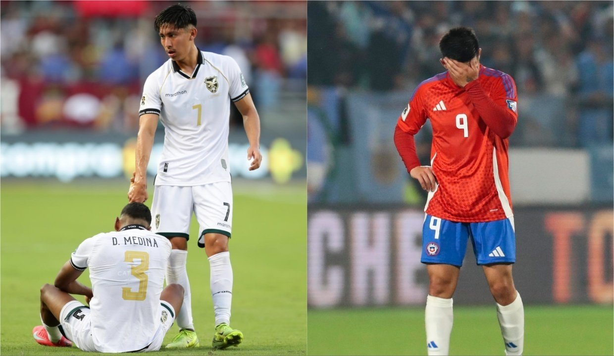 Bolivia y Chile podrían quedar eliminadas matemáticamente de su lucha por estar en el Mundial 2026 en esta jornada 16 de las Eliminatorias. Ambas están al borde del abismo y necesitan un auténtico milagro para tener opciones, al menos, de luchar por la repesca.