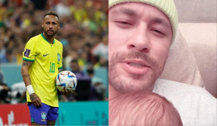 Neymar no se perdió el Brasil-Argentina: 