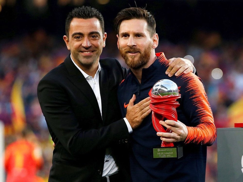Xavi appuie pour faire revenir Messi à Barcelone. EFE