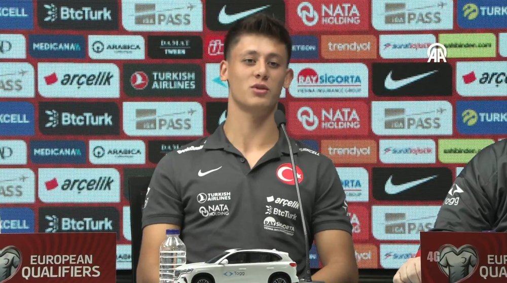 Arda Guler praises Lamine Yamal. Capture/ASpor