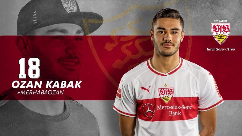 Ozan Kabak rejoint Stuttgart. Twitter/VfB