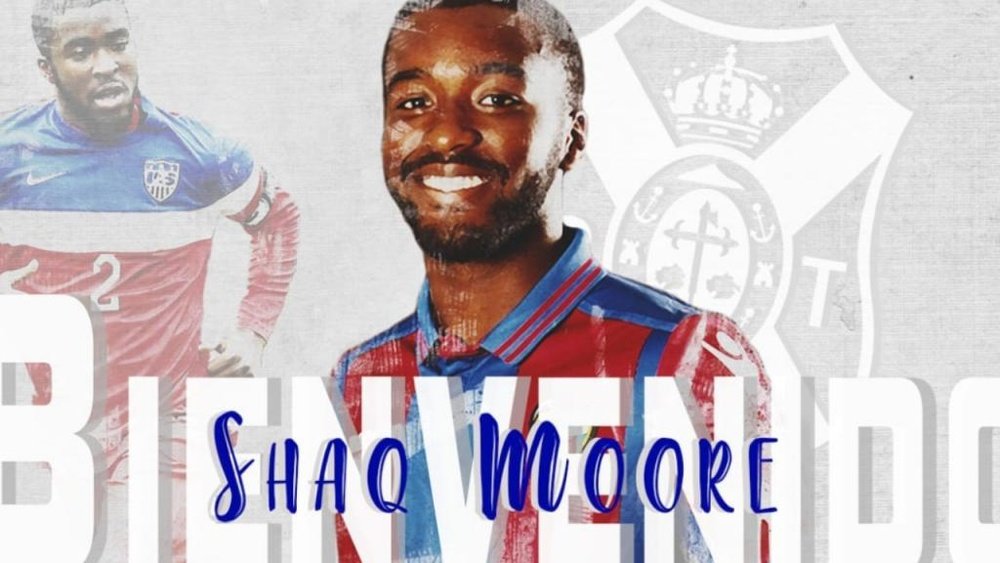 Shaq Moore firma por tres temporadas. Twitter/CDTenerife