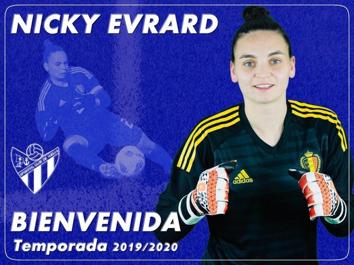 Sporting Huelva firma a la portera internacional belga Nicky Evrard