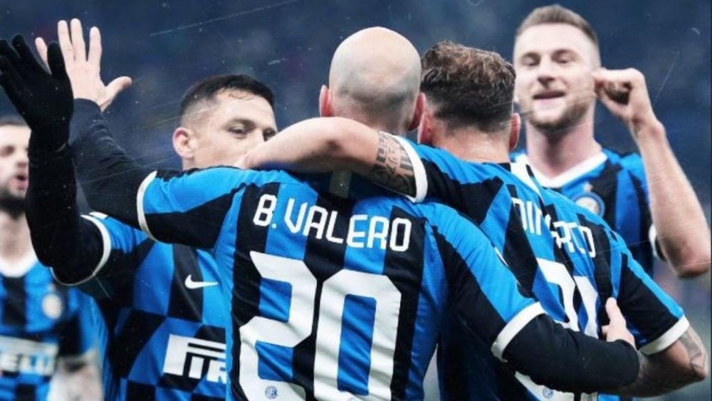 A Inter se negará jogar no dia 9 de março contra a Juve. Twitter/Inter_es