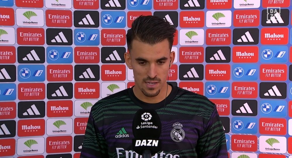 Dani Ceballos proche d'une prolongation. CaptureDAZN