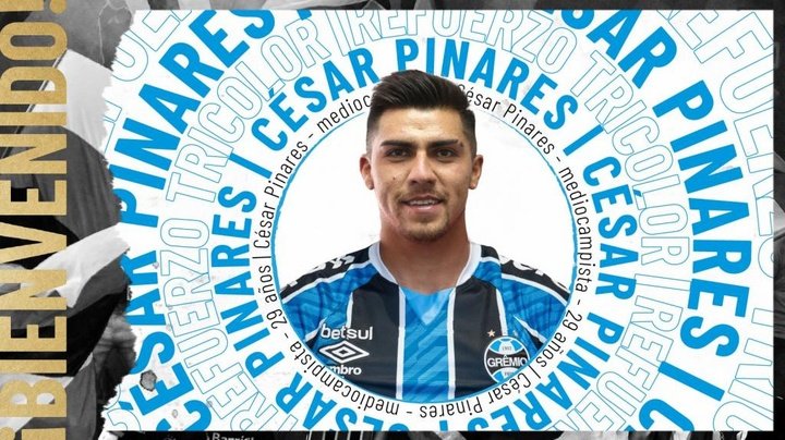 El chileno César Pinares, nuevo jugador de Gremio
