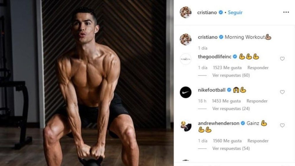 Cristiano uploaded an image to Instagram. Instagram/Cristiano
