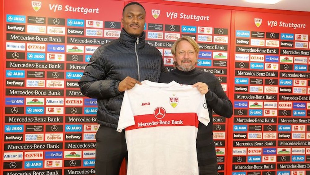 Zagadou es nuevo jugador del Stuttgart. Twitter/VfB