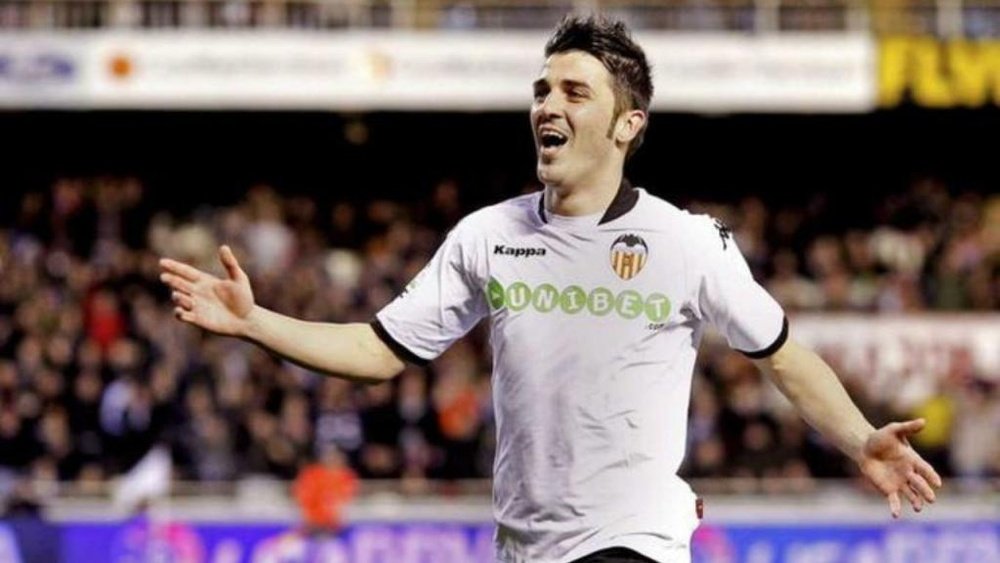 El Valencia prepara un homenaje a David Villa. EFE