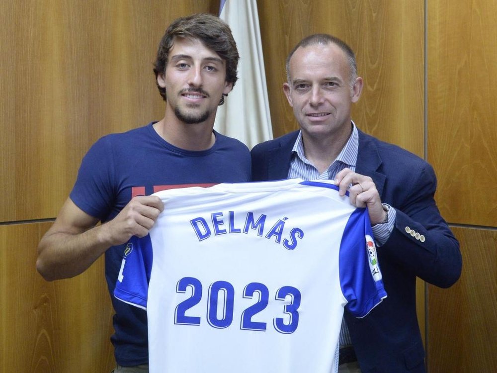Delmás renovó su contrato hasta junio de 2023. RealZaragoza