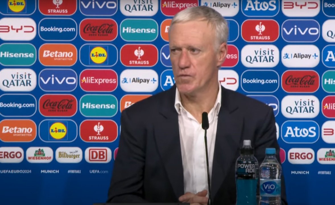 Deschamps valoró la eliminación ante España. Captura/Canal+