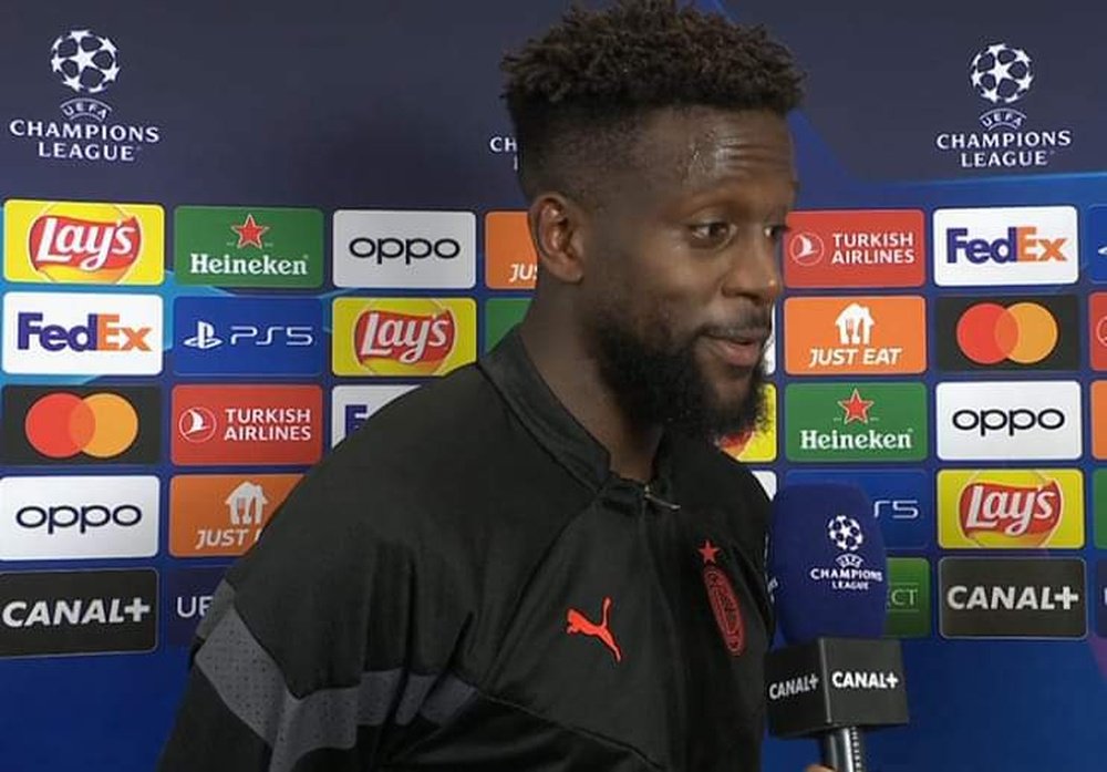 Origi habló tras la derrota ante el Inter. Captura/Canal+