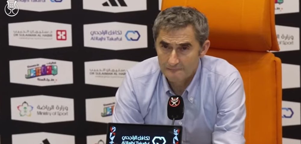 Athletic were knocked out of the Spanish Super Cup after losing to Barcelona. Screenshot/RFEF