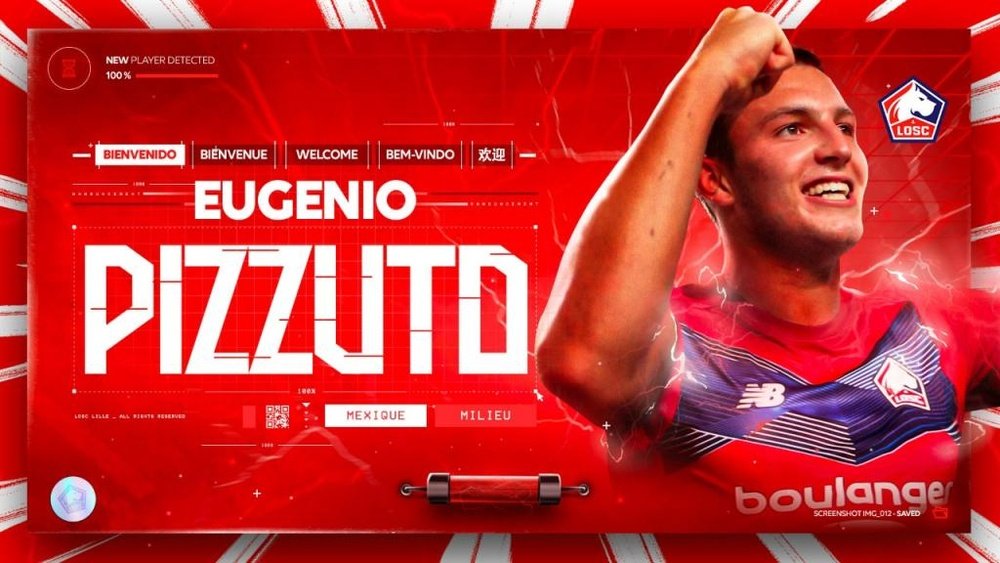 Eugenio Pizzuto has signed for Lille. Twitter/losclive