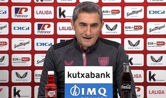 Valverde analizó el partido ante el Betis. Youtube/Athletic