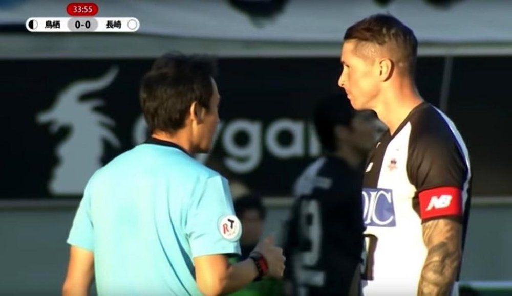 Torres showed his dark side. Screenshot/SportTV