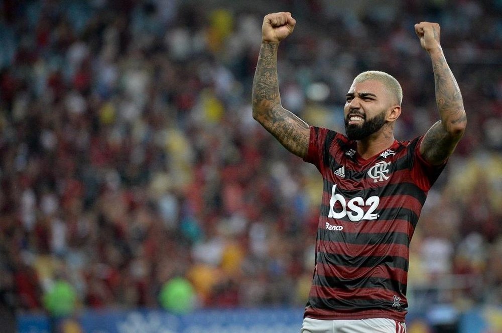 Gabigol veut rester au Brésil. Twitter/Flamengo_es