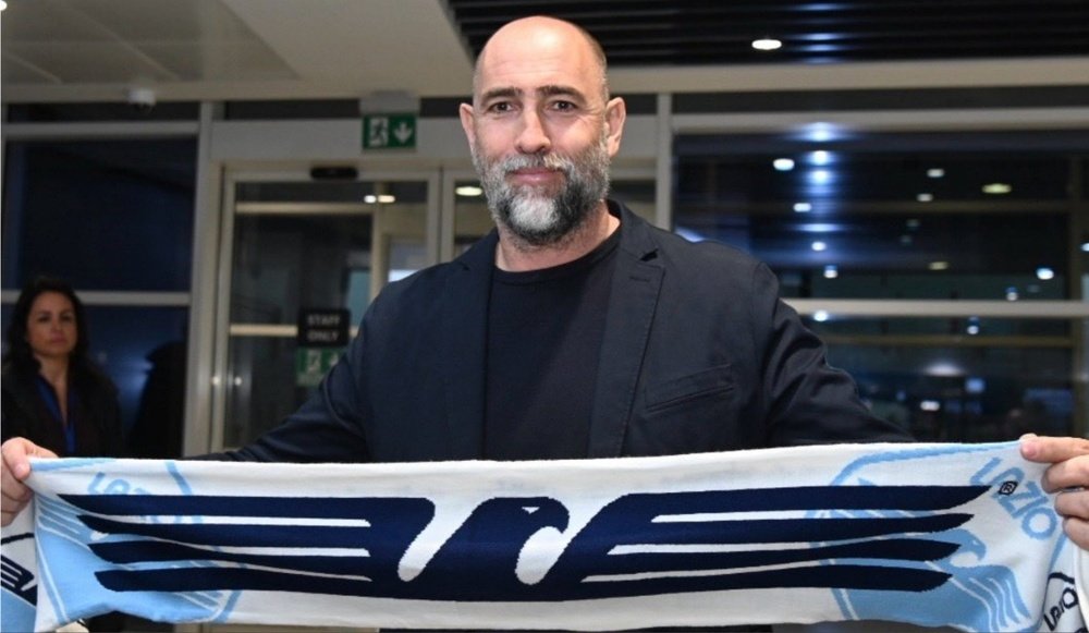 A Lazio anuncia Igor Tudor como novo treinador. Twitter/OfficialSSLazio