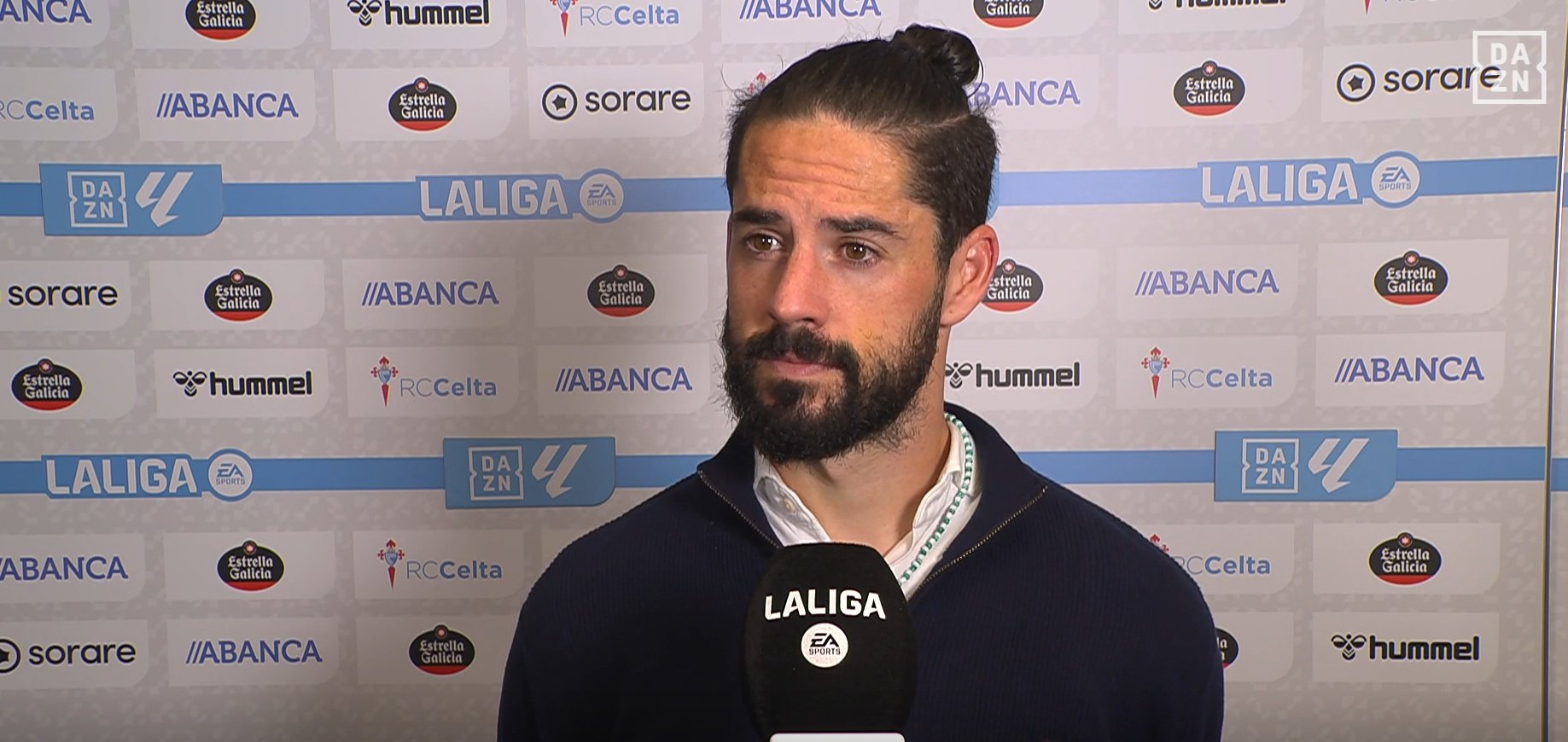 Isco, autocrítico tras la lesión. Captura/DAZN