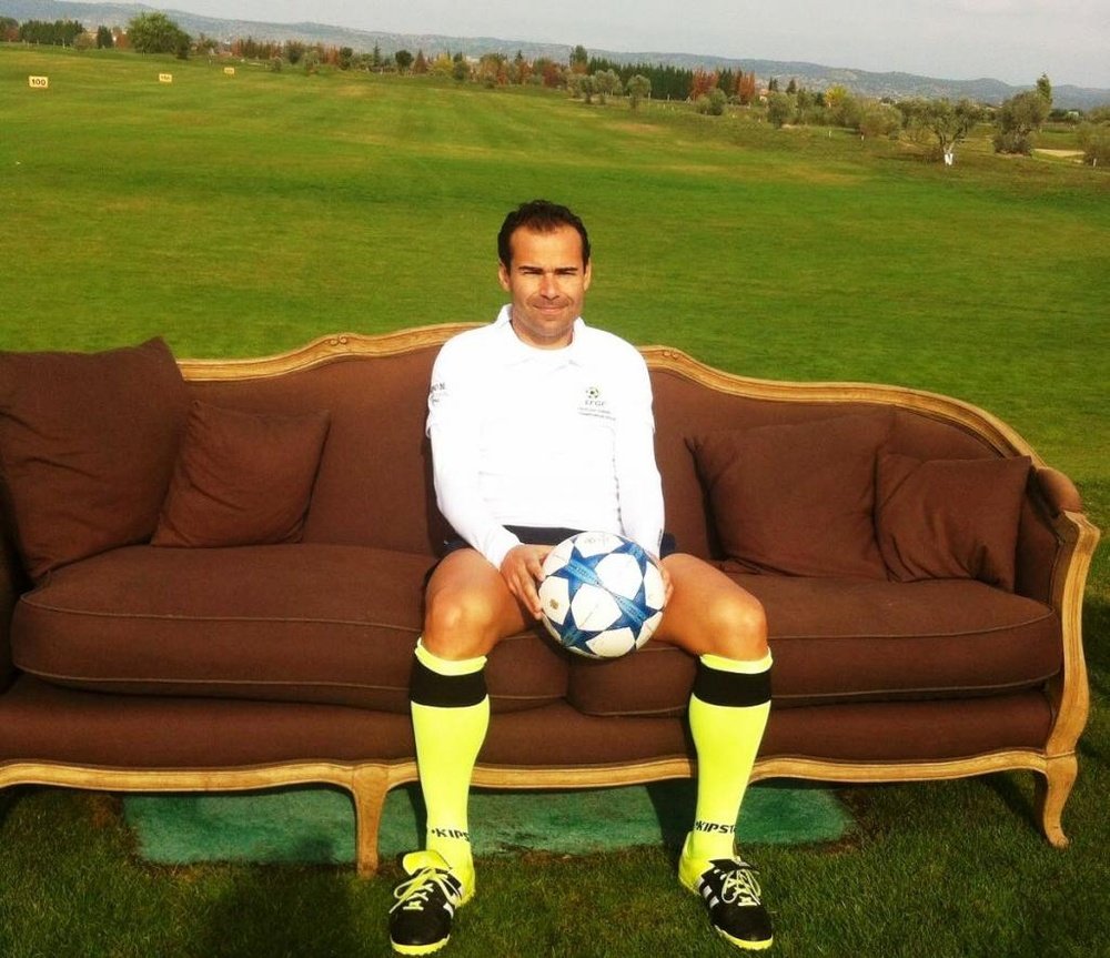 Jaime Romero se distanció del fútbol debido a un problema cardíaco. FootgolfPlay