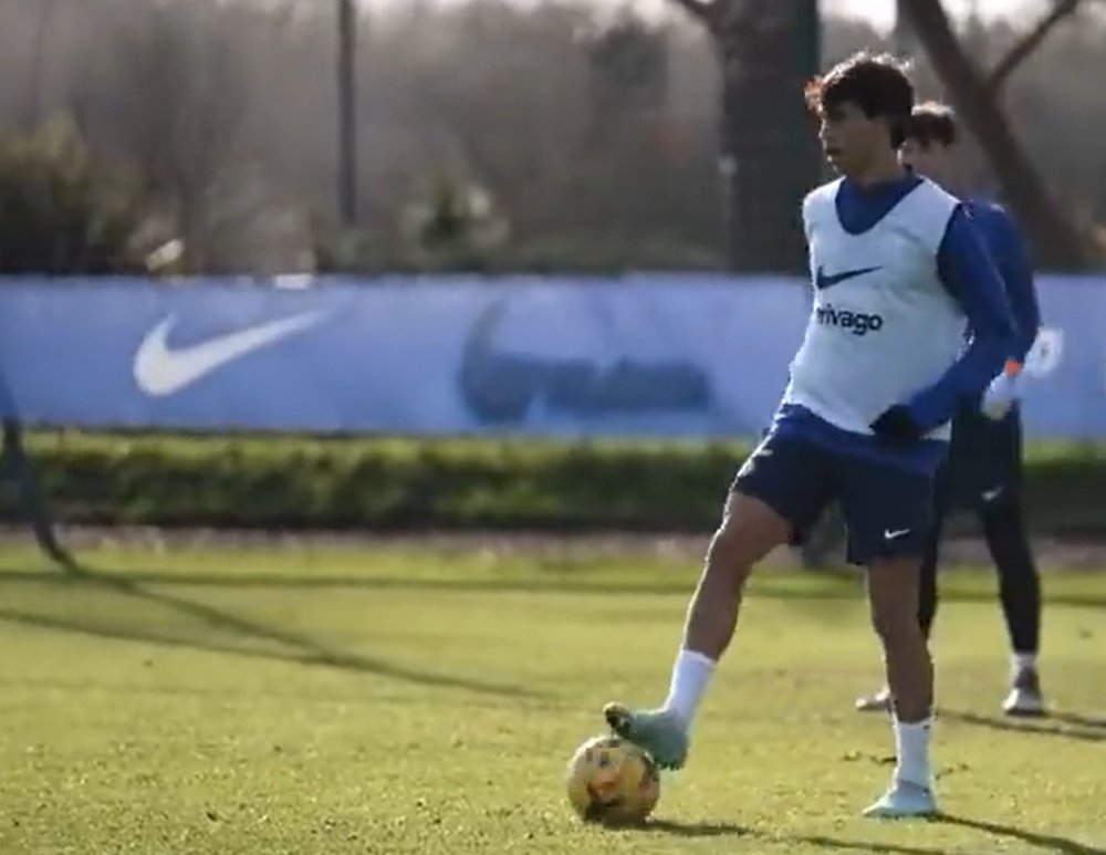 Felix starts fro Chelsea tonight. Twitter/ChelseaFC