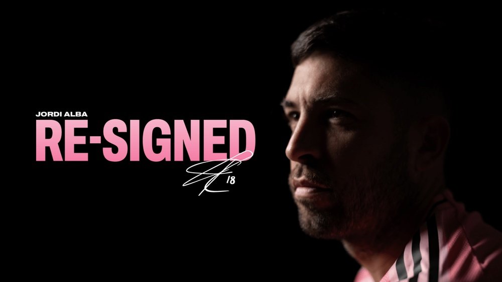 Jordi Alba renews his contract with Inter Miami. Inter Miami