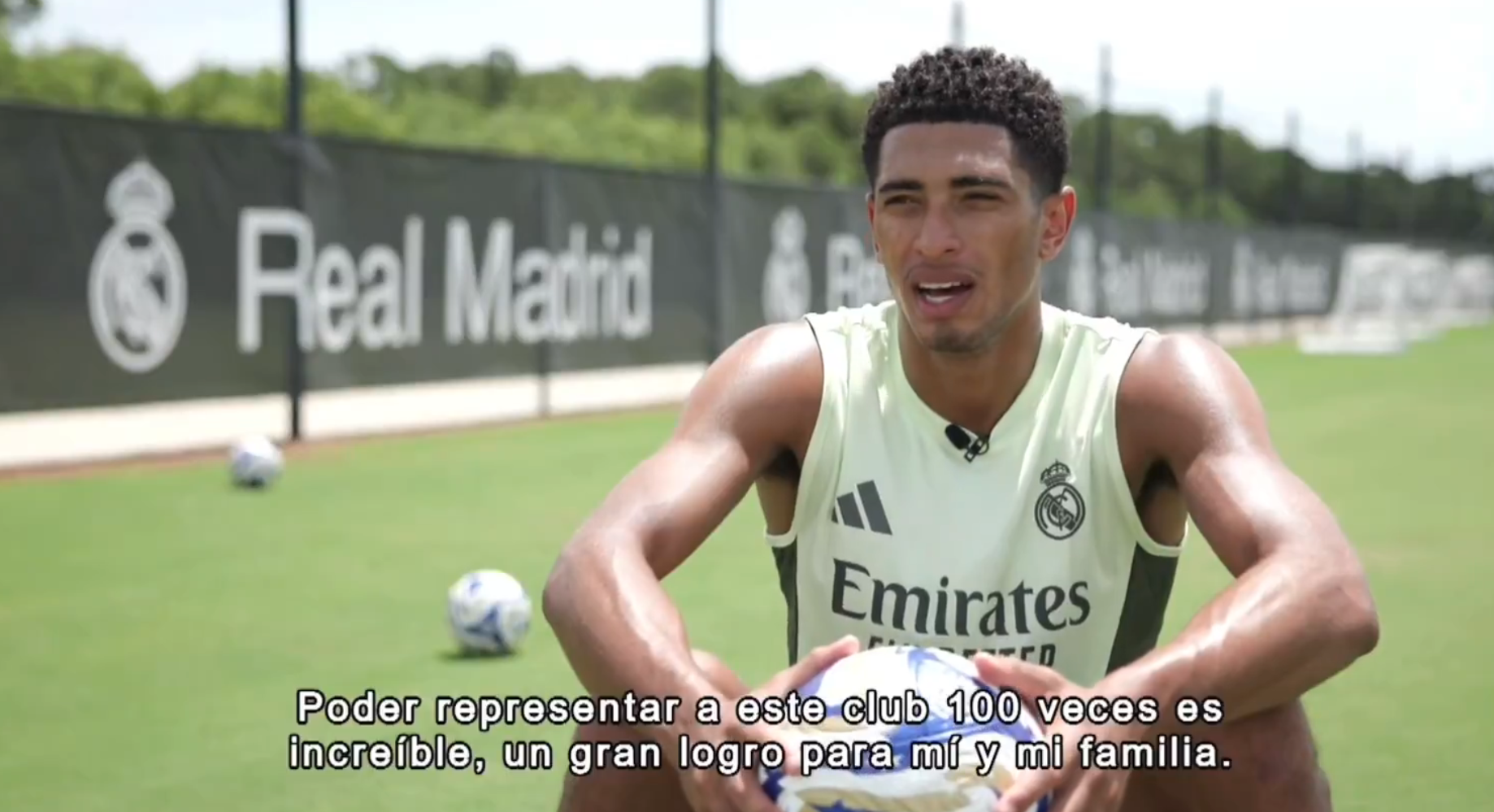 "Los 100 partidos con el Madrid es un sueño hecho realidad"