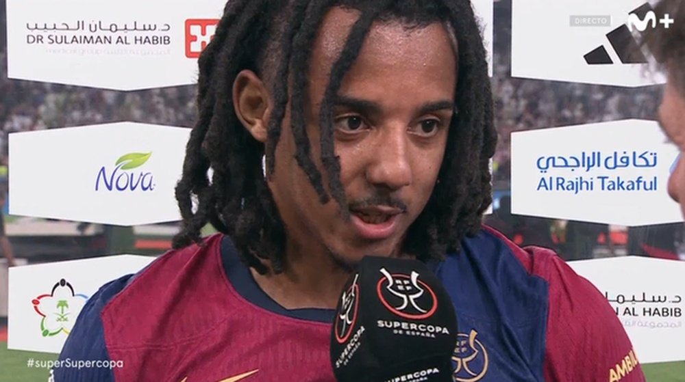 Kounde confirmed that Barcelona applied their game plan perfectly. Screenshot/Movistar